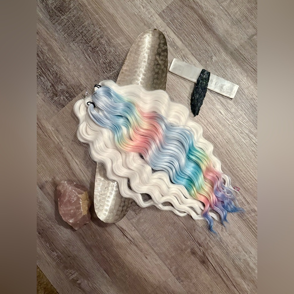 FULL SET Boho Barbie Locs BRUSHABLE Anna Curl/Wave PRIDE Synthetic Dreads - Picture 3 of 10